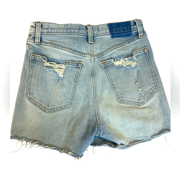 Abercrombie &‎ Fitch Denim High Rise 4" Shorts Women's size 0 - Picture 4 of 4
